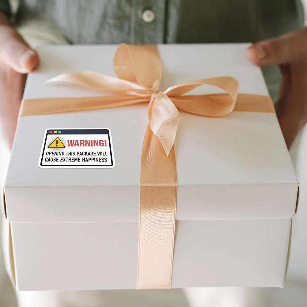 1 لفة ملصقات مغلف السعادة المتطرفة ذاتية اللصق التعبئة والتغليف هدية DIY بها بنفسك ختم ملصقات للتسمية ملصقات التعبئة #1