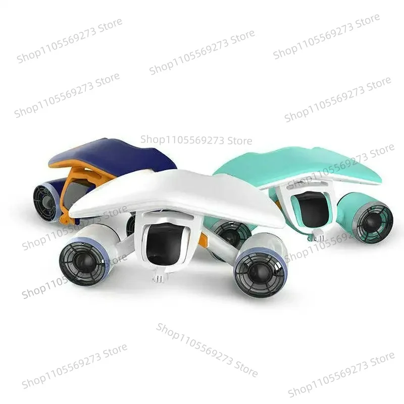 Professional Electric Underwater Sea Scooter Dual Motor Waterproof Dive Equipment Snorkeling Scuba Swim Adjustable Resistant