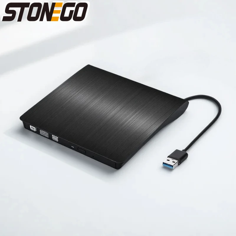 

Внешний USB 3.0 CD/DVD-привод (рекордер/репродуктор) портативный для ноутбуков, настольных ПК, Mac, Windows, Linux, оптический дисковод
