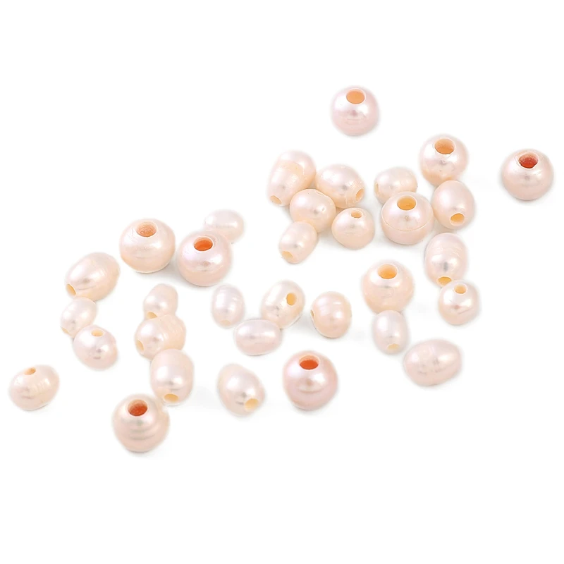 

Round White Natural Freshwater Imitation Pearl Loose Decorative Beads For Jewelry Making Diy Bracelet Necklace Accessories