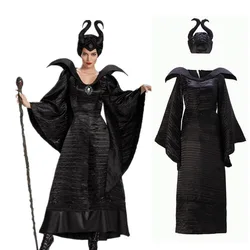 Black Witch Costume Halloween Party Show Costume Export Game Uniform Maleficent Anime Cosplay Halloween Costumes for Women