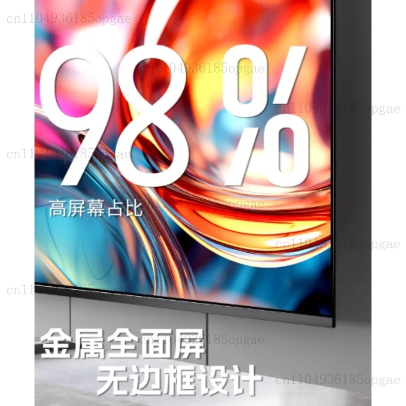 تلفزيون ذكي بدون إطار بدقة 4K مقاس 100 بوصة، وتلفزيون WiFi Android مع تحكم صوتي، وشاشة LED رفيعة للغاية (65/75/100/110 بوصة)