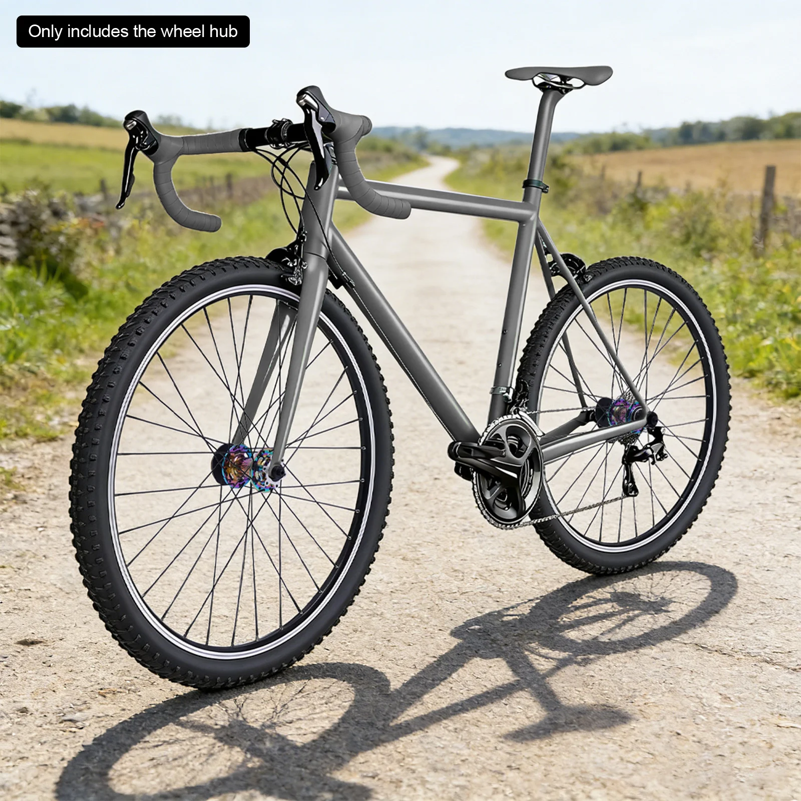 

27.5 Inch Bike Wheelset Front and Rear Wheel Mountain Bike Colorful Hub Aluminum Alloy Rim 45 Steel Spokes Anodized Oxidation Resistant Exquisite Craftsmanship Strong Load Capacity 200kg Durable Long Lasting MTB Wheels