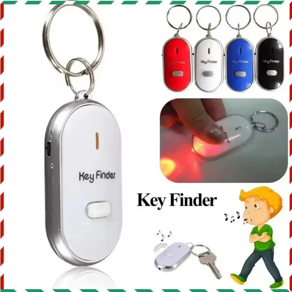 

LED Flashlight with Remote Control Sound Key Chain Loss Locator Beep and Flash Sound of Looking for Lost Keys Whistle