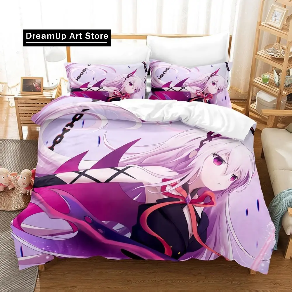 3D Print Anime Engage Kiss Bedding Set Boys Girls Single Twin Queen Full Size Duvet Cover Pillowcase Bed Adult Bedroom