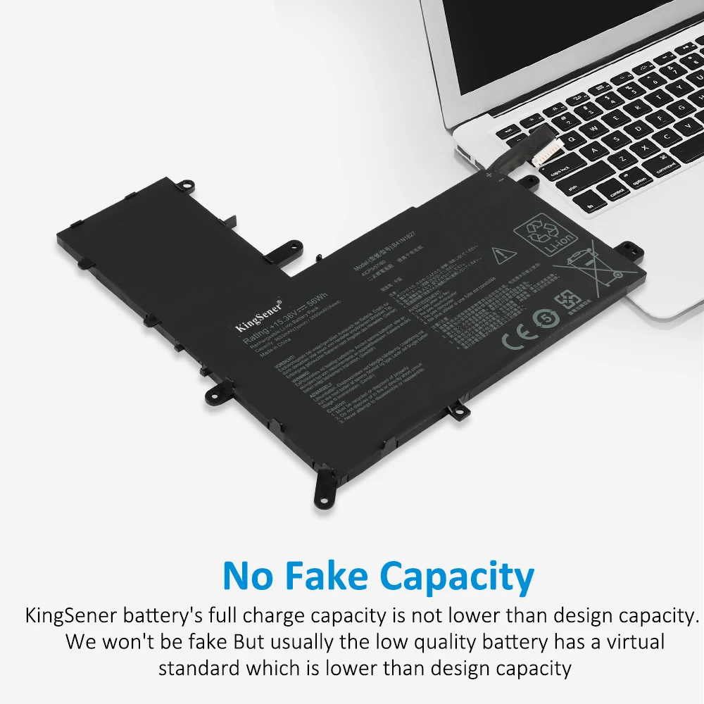 KingSener B41N1827 Laptop Battery For ASUS ZenBook Flip 15 UM562 UX562 UX562F UX562FA UX562UG UX562IA UX562IQ UM562IQ UX562FD