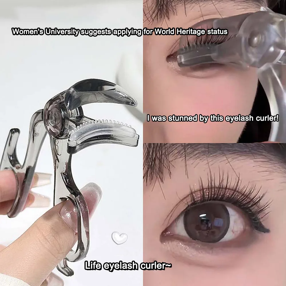 Recourbe-cils Portable de haute qualité, outil de maquillage ABS, pince à cils en caoutchouc, dispositif de recourbe-cils pour femmes