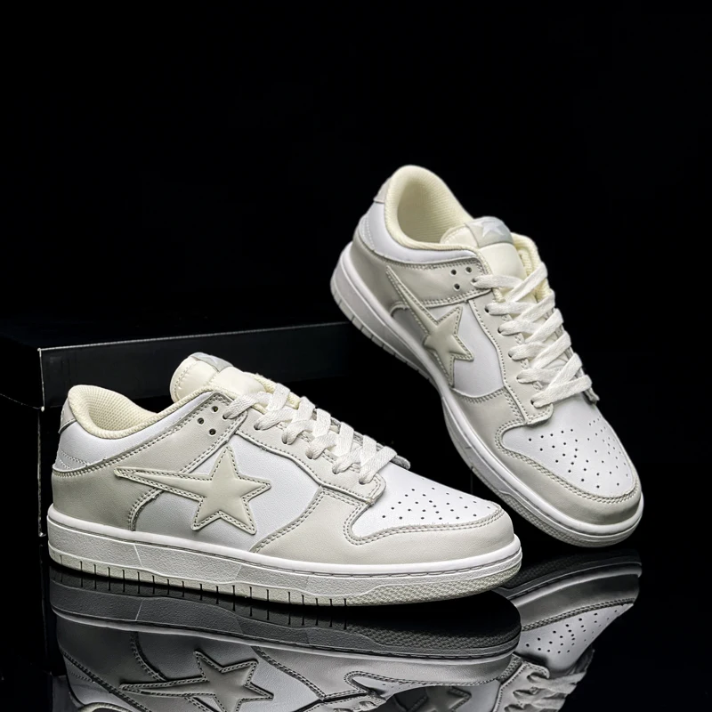 

Retro Little White Shoes Star Board Shoes Popular Women's Summer 2024 Women's Shoes Thick Sole Sports and Casual Shoes Students