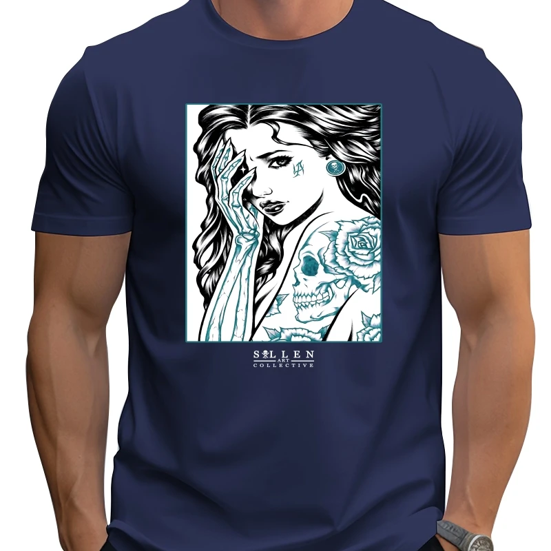 

Sullen Men's Idle Hands T Shirt Black Adam Jackson Artwork T-shirt Apparel Original Tops Novelty Streetwear