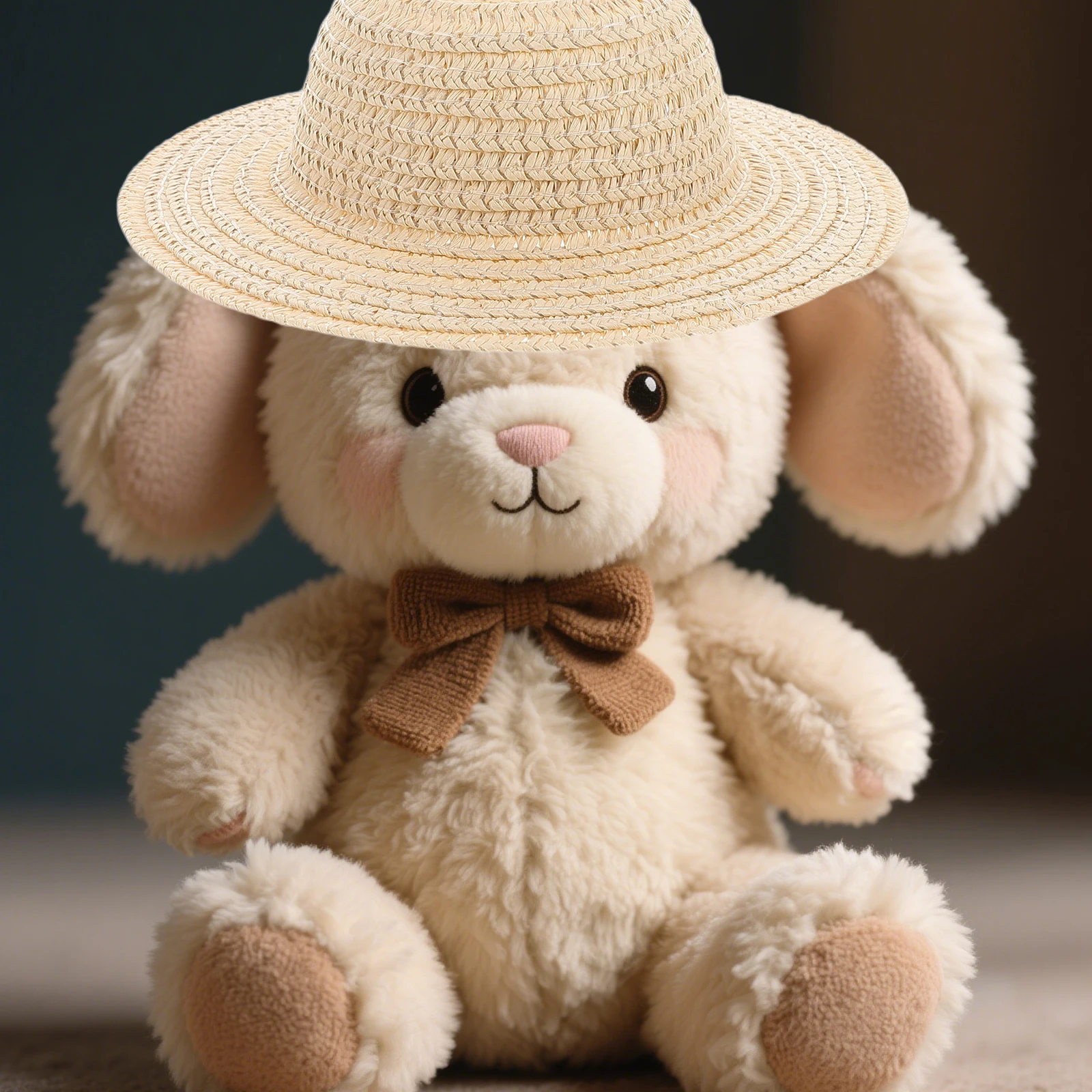 

Straw Hat 17CM Wide Brim Beach Women Lightweight Breathable Dollhouse Craft Kids DIY Top Simulated Sun Bucket Travel Accessories