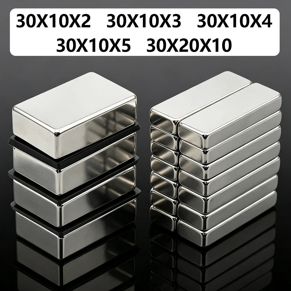N35 Square Block Neodymium Magnet Strong NdFeB Permanent Magnet Block Magnetic Accessories for Fridge Home & Office Organization