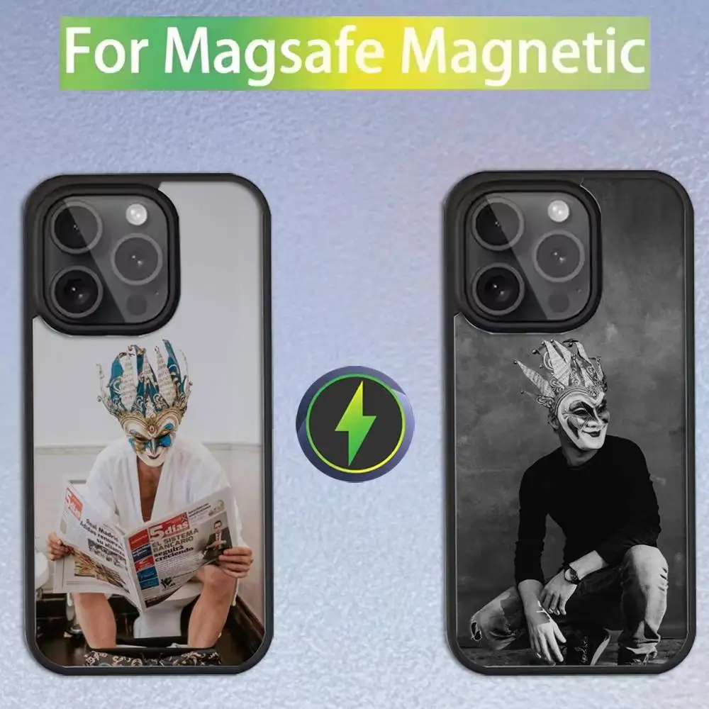 

DJ Boris Brejcha Phone Case For iPhone 17,16,15,14,13,12,11,Pro,Max,Plus,Mini,SE Magsafe Magnetic Wireless Charging