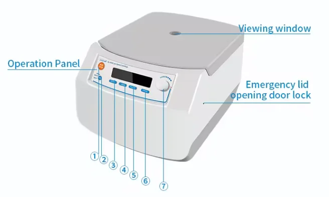 Max speed 300~4500rpm low speed benchtop medical lab pcr blood plasma cell centrifuge machine