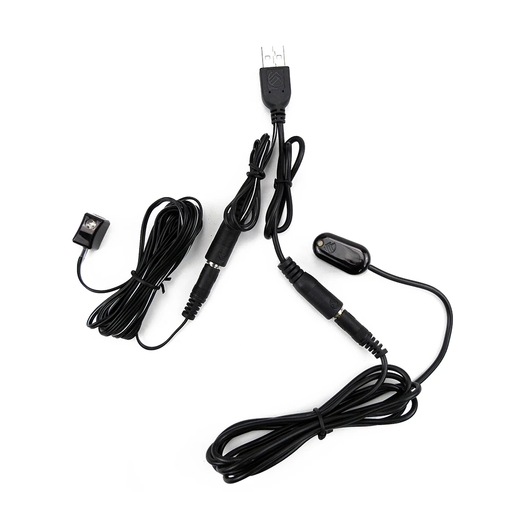 IR Blaster Infrared Remote Control Repeater Enhanced Signal Emitter & Receiver for IR Cable Control Extender