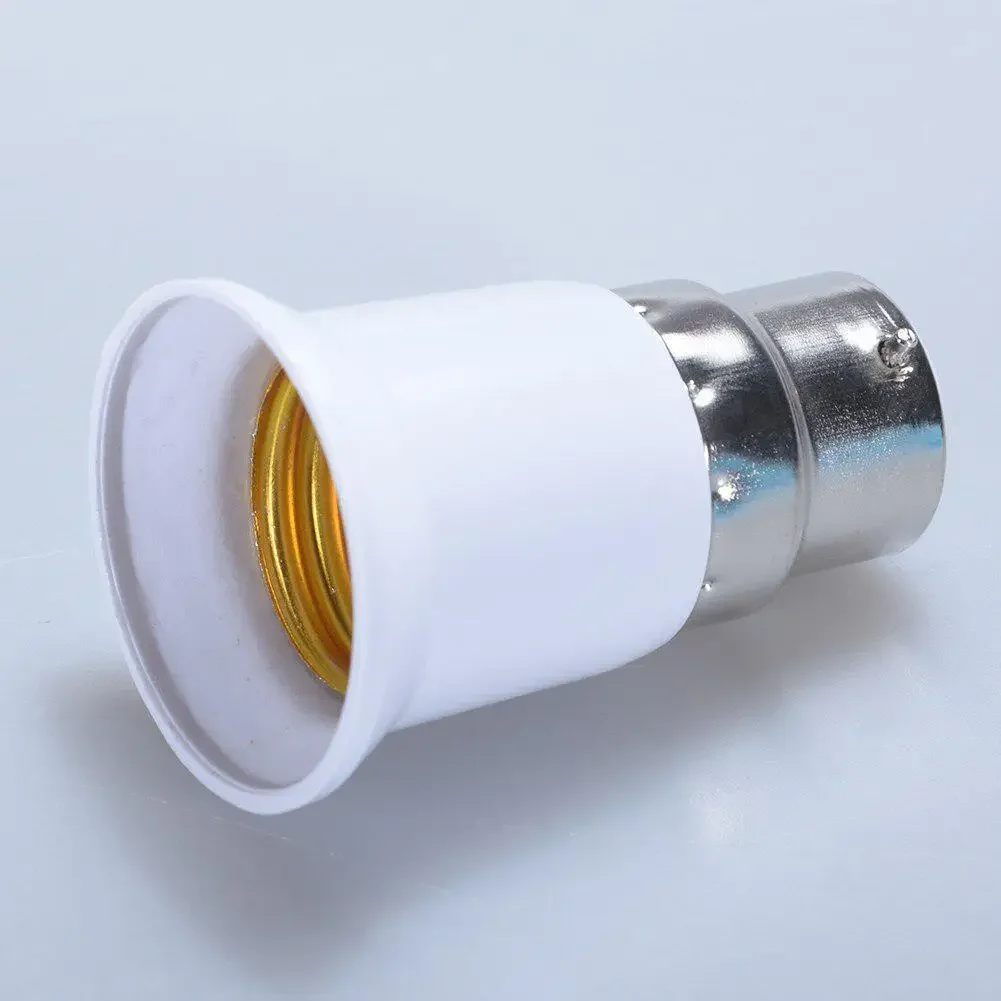 B22 ke E27 Bulb Adapter dudukan lampu Converter Base Bulb Socket Adapter Converter Lamp Holder