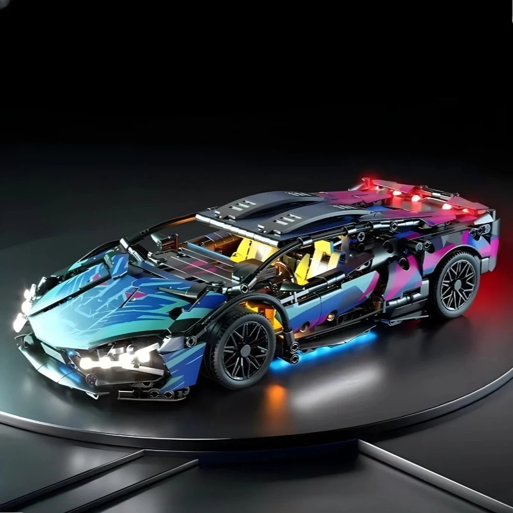 

Набор строительных блоков Racing Roadster 1:14, 1314 деталей, технический конструктор-машинка, подарок для мальчиков