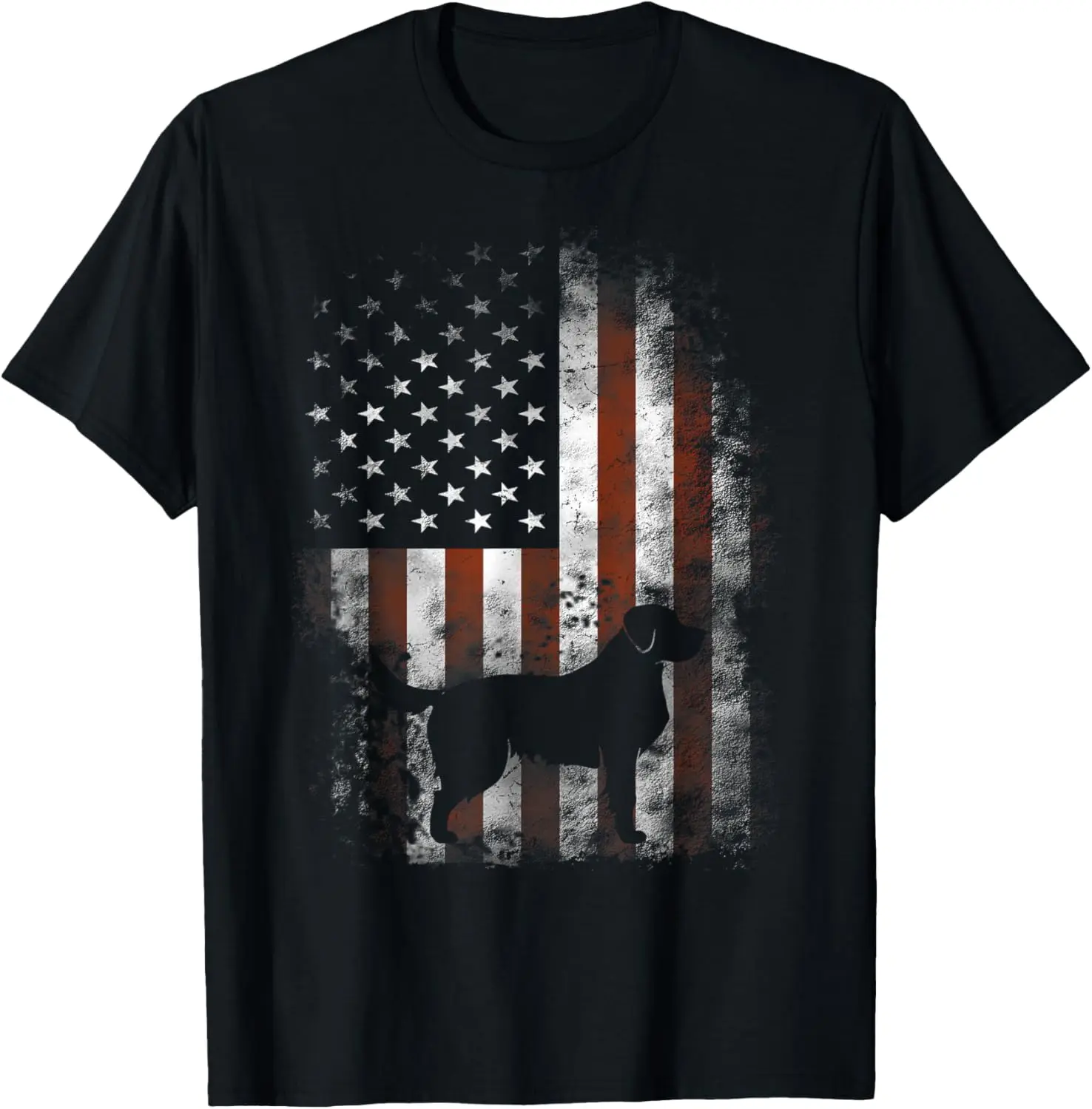 

Golden Retriever T-Shirt American Flag Patriotic 4th Of July T-Shirt
