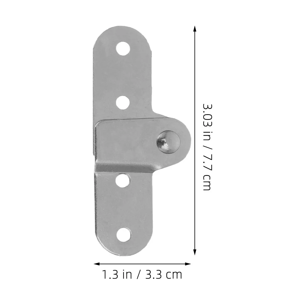 4Pcs Folding Hinge Set for Furniture Cabinets Attic Ladders Folding Table Hinges Sturdy Iron Hinge Replacement Parts Smooth