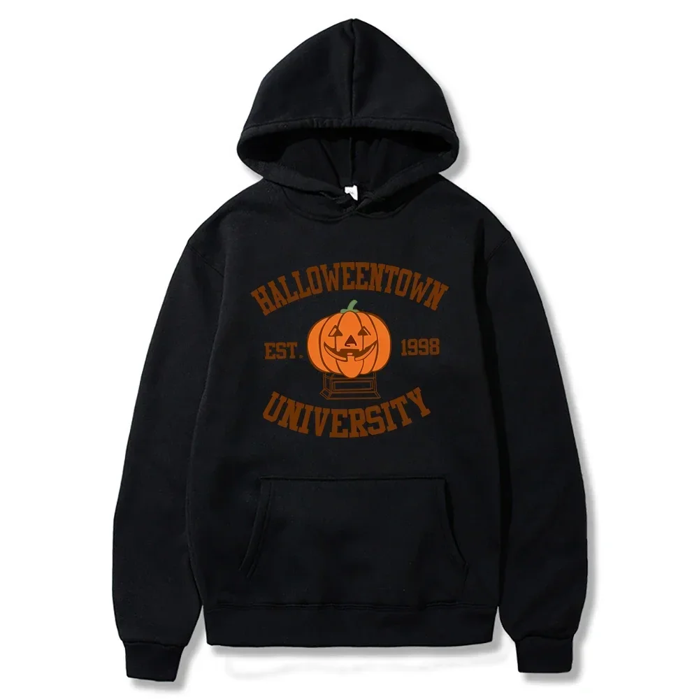 Halloweentown Hoodie Halloweentown Est 1998 Pullover Vintage Halloween Town Fall Sweater Unisex Trendy Halloween Party Hoodies