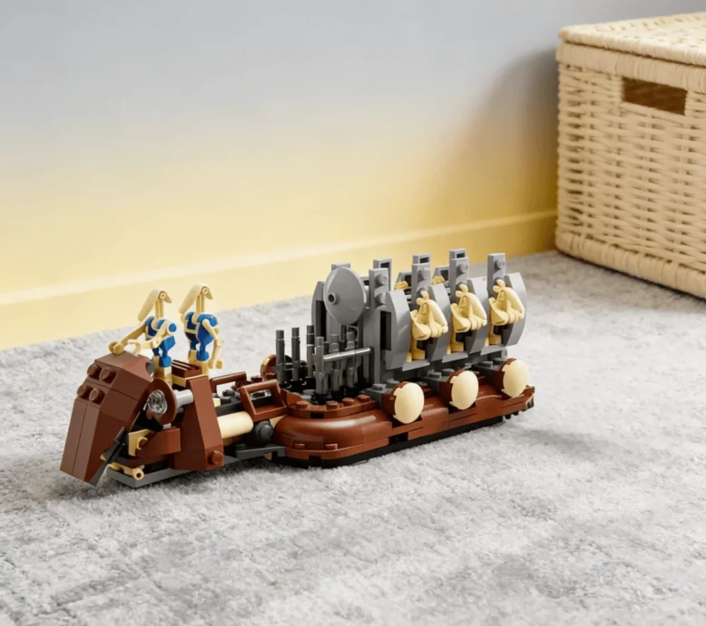 

Новая модель-конструктор MOC: транспортер с утками-солдатами, развивающая игрушка, подарок на день рождения/праздник, украшение для дома для фанатов