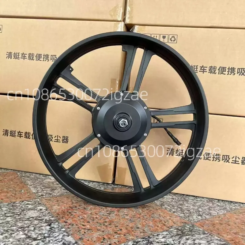 48V 750W 20 Inch Hub Motor with Sensor for Snowmobile/ATV/UTV Conversion Kit  Compatible with Waterproof Design