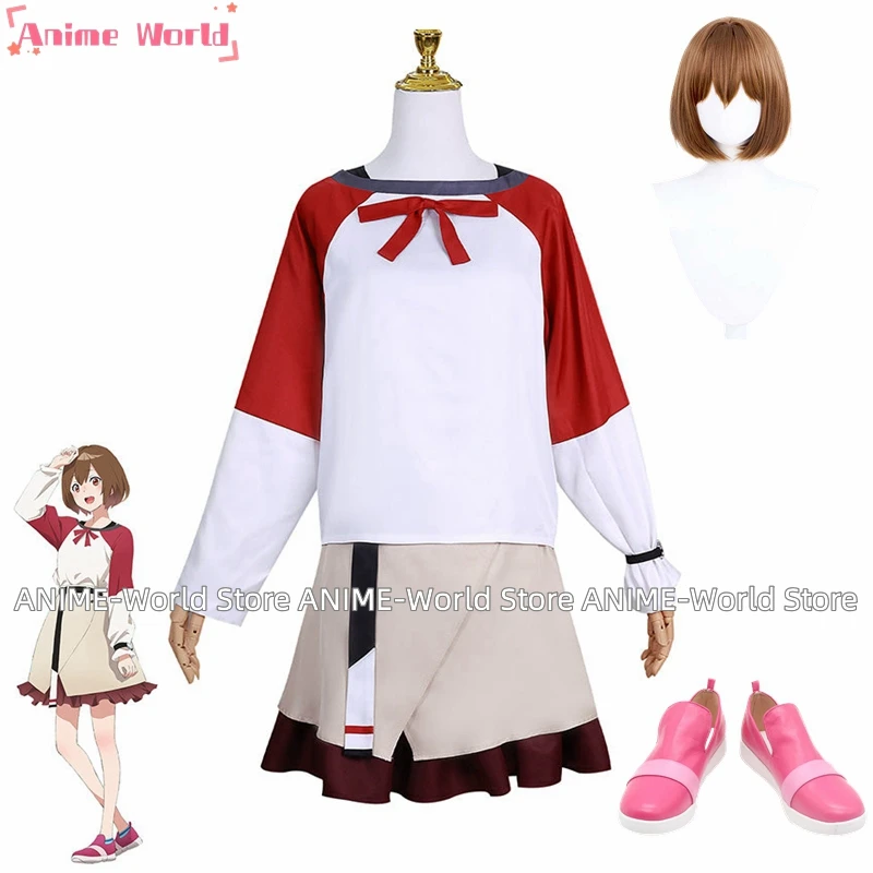 Anime Jellyfish Can't Swim in the Night Mahiru Kouzuki Cosplay Costume Wig Shoes