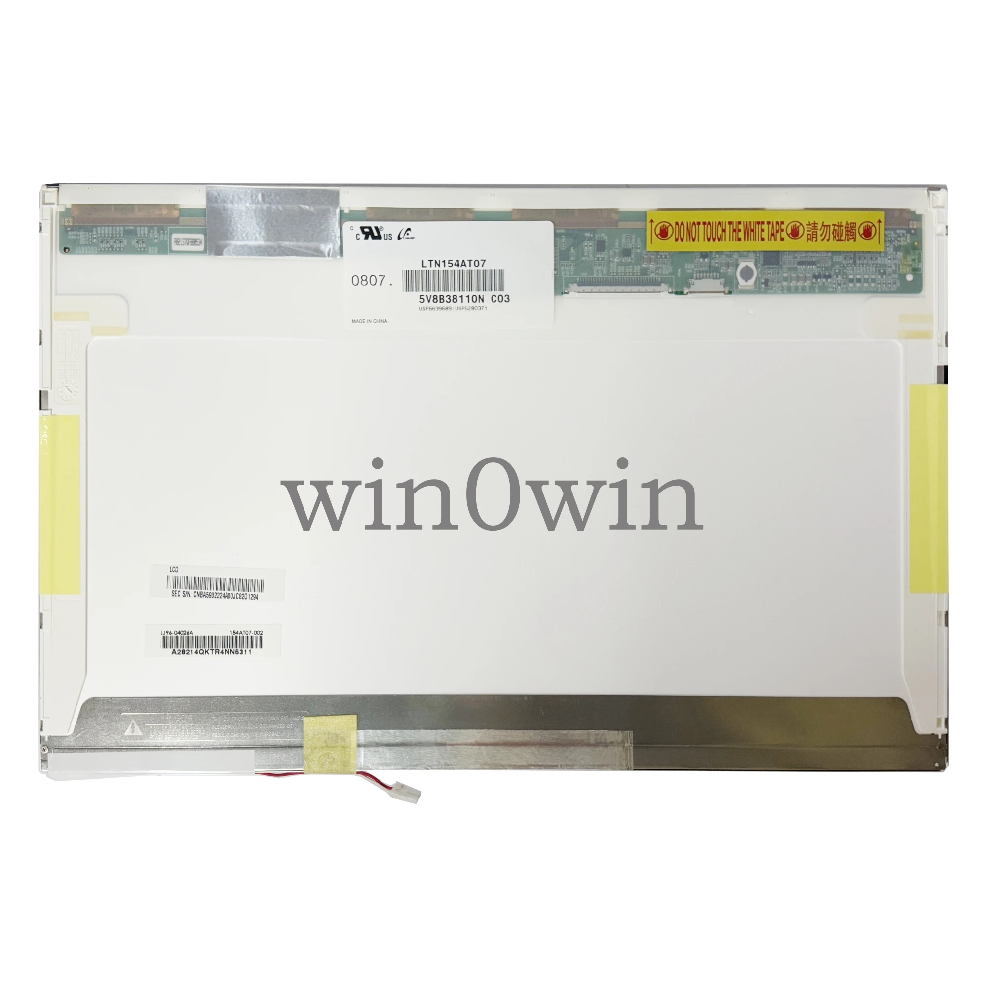 

LTN154AT07 подходит для N154I2-L02 LTN154AT01 LTN154AT10 LP154WX4 LP154X3 LP154WX5 B154EW08 B154EW02 LP154W01 ЖК-экран ноутбука