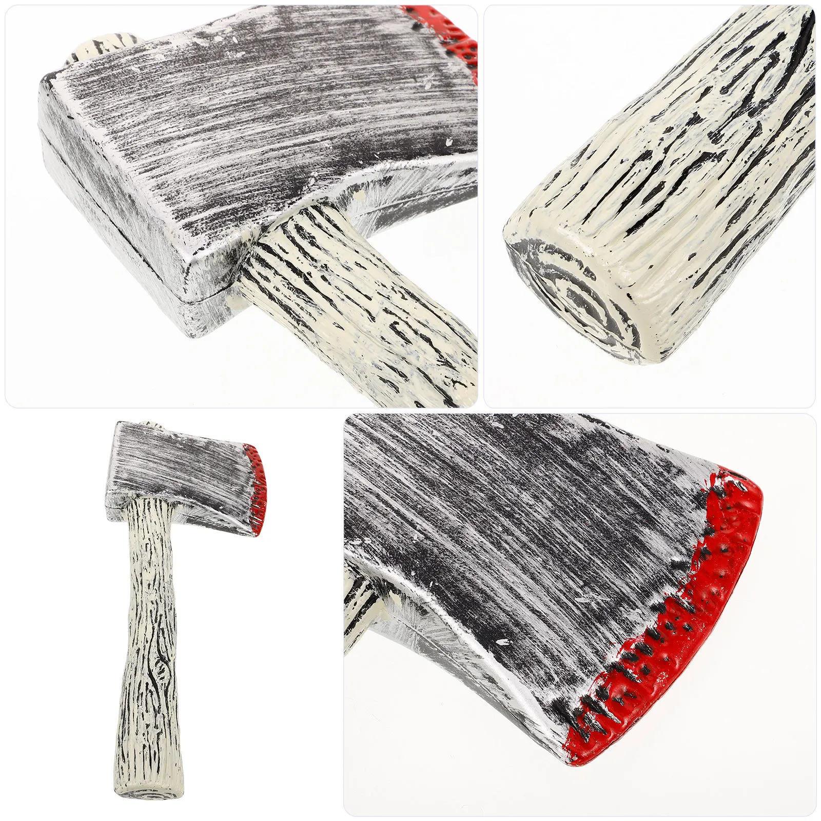 

Имитация топора на Хэллоуин. Уникальная имитация формы. Нежные детали. Хорошие материалы. Идеально подходят для выступлений и украшения.