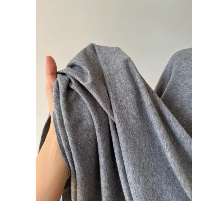 Abito t-shirt in cotone premium di alta qualità Abiti da donna grigi