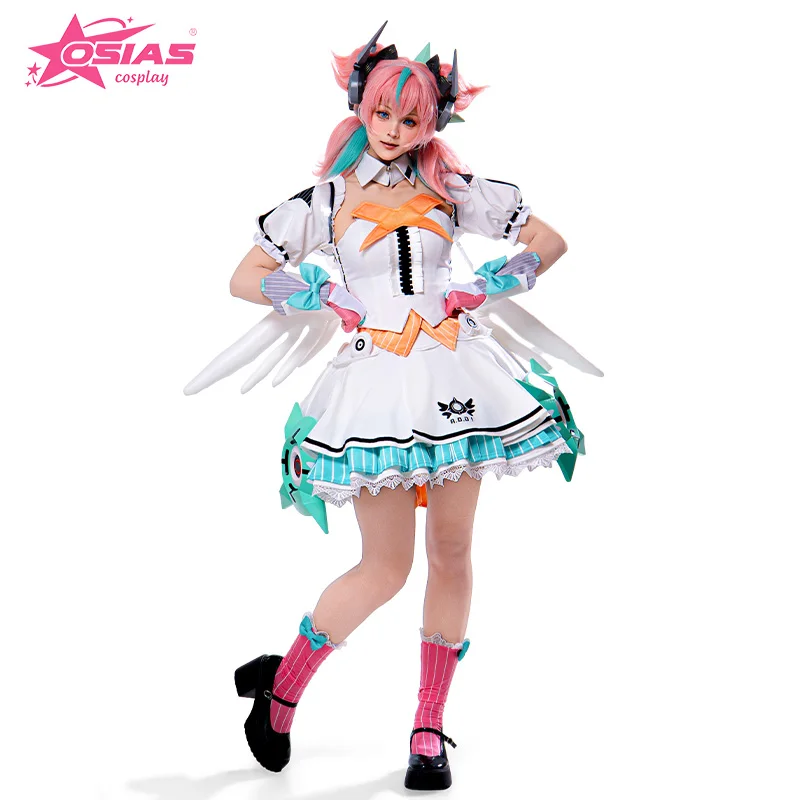 

Zenless Zone Zero Aria Energetic Idol Cosplay Costume With Full Set