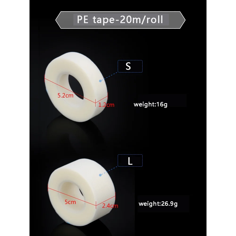 Ferramentas médicas respiráveis das extensões das pestanas, antialérgico, fácil rasgar, fita da composição do Micropore, Não-Tecido, PE, 5 PCes