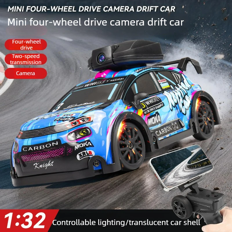 Cool Stuff Toy Car Funny Gift-1:32 High-speed 4WD Mini Rc Drift Car,Remote Control Car,WIFI APP HD Camera Rc Cars,Toys for Boys
