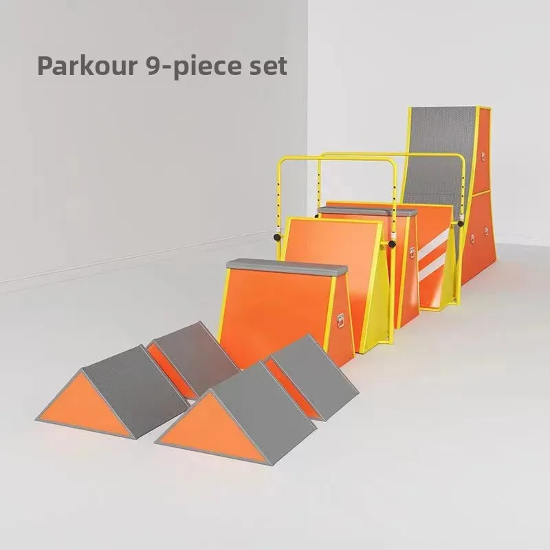 Children Physical Fitness Training Equipment Parkour Full Set Horizontal Bars Nine Piece Set Kindergarten Trendy Training