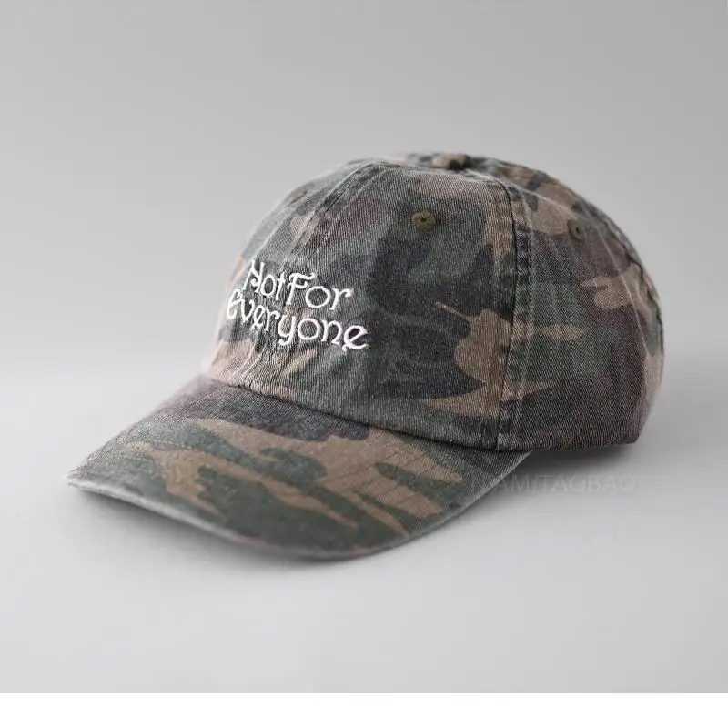 Spring Summer New Alphabet Camouflage Baseball Cap Men Women Casual Versatile Fashion Trend Outdoor Sunshade Cap