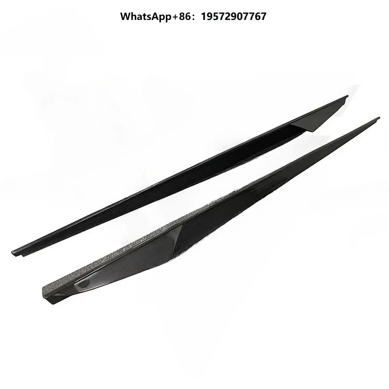 Style Dry Carbon Fiber Car Parts Extend Side Skirts for 488 GTB 2015-2018 Carbon Front Skirts