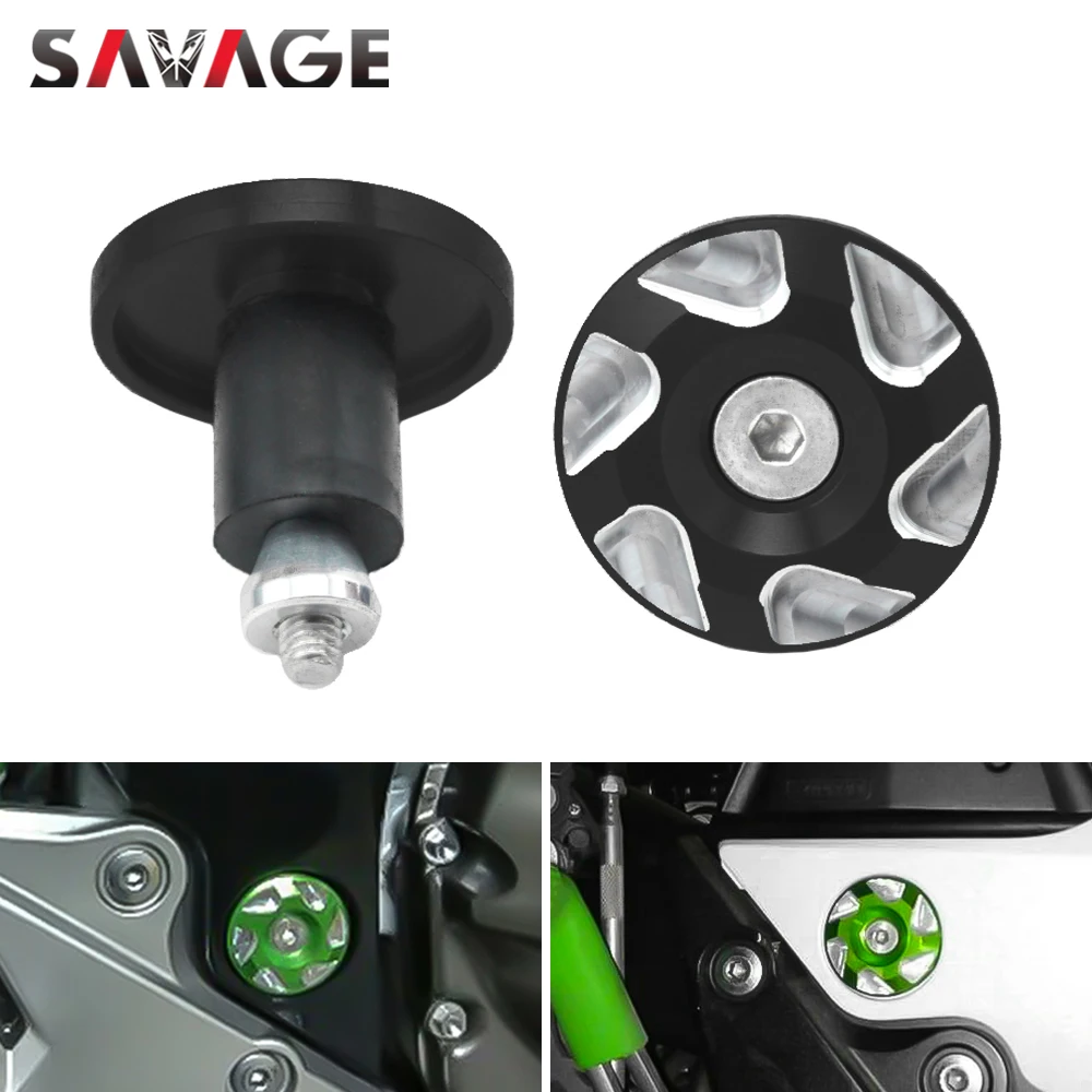 Frame Body Fairing Hole Plug Cap For KAWASAKI Z800 Z750 ZR800 ZR750 Motorcycle Accessories Carved Decorative Cover Z 800 750