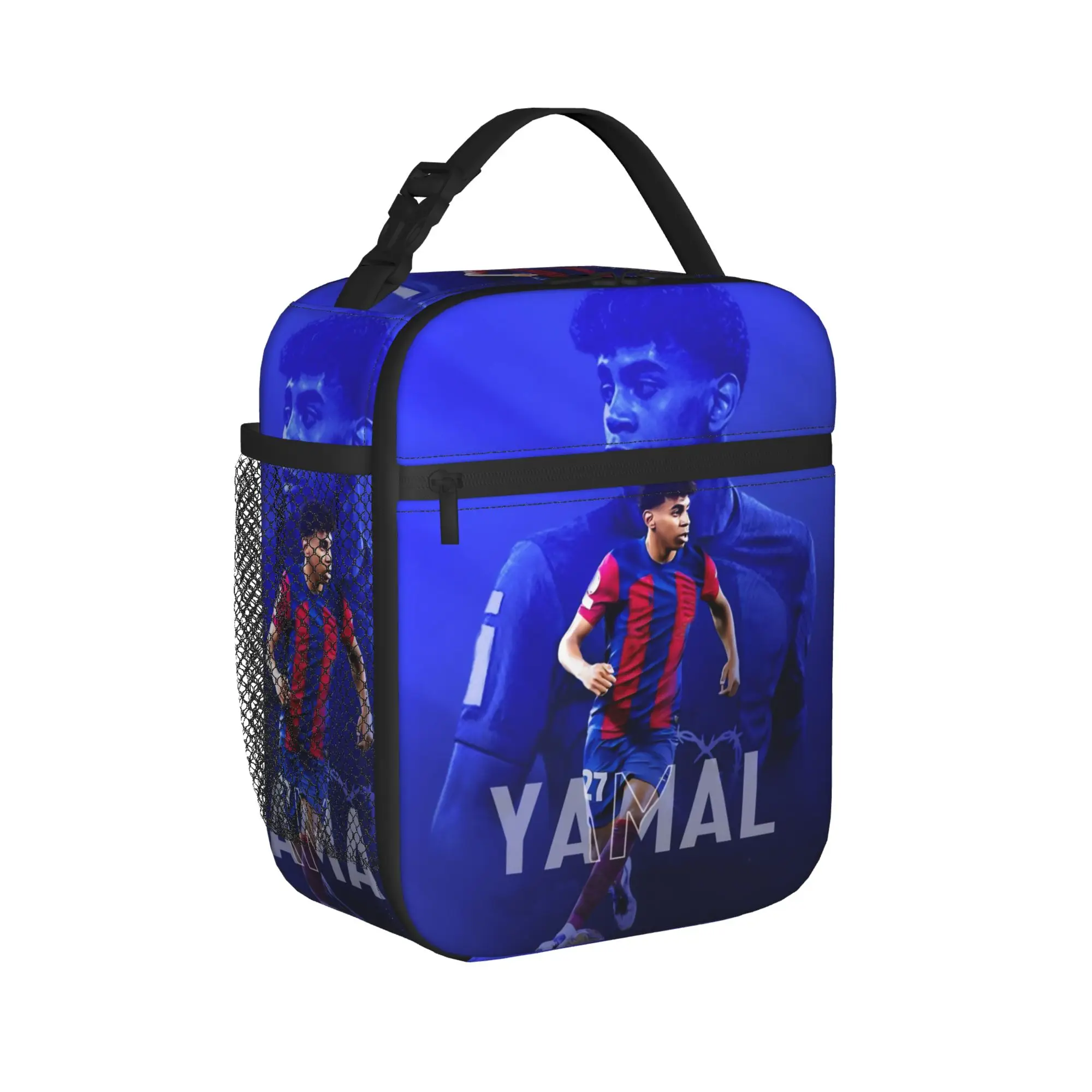 Lamine Y-Yamal Insulated Lunch Bag Thermal Bag Lunch Container Football Soccer Portable Tote Lunch Box Men Women Work  Travel