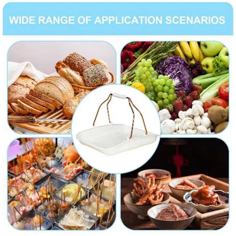 Top-Bread Serving Trays Bakery Bread Tray With Handles Bakery Supplies Bread Container Tray For Bread Shopping