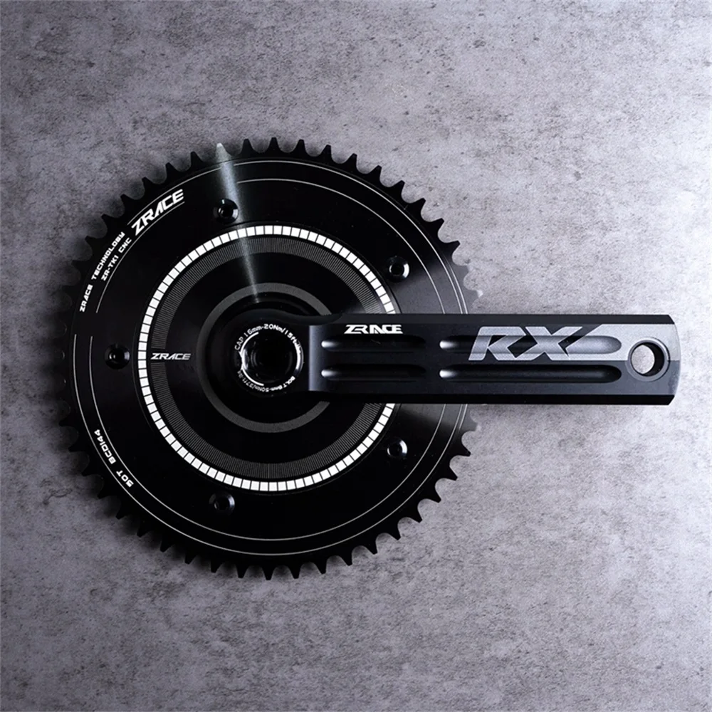NOVO Conjunto de Corrente para Bicicleta Fixa de Pista ZR-RX, corrente de pista, pedal de transmissão, BCD144 46/47/49T/50T/53T/55T/57T/59T 165/170/172.5/175 RX