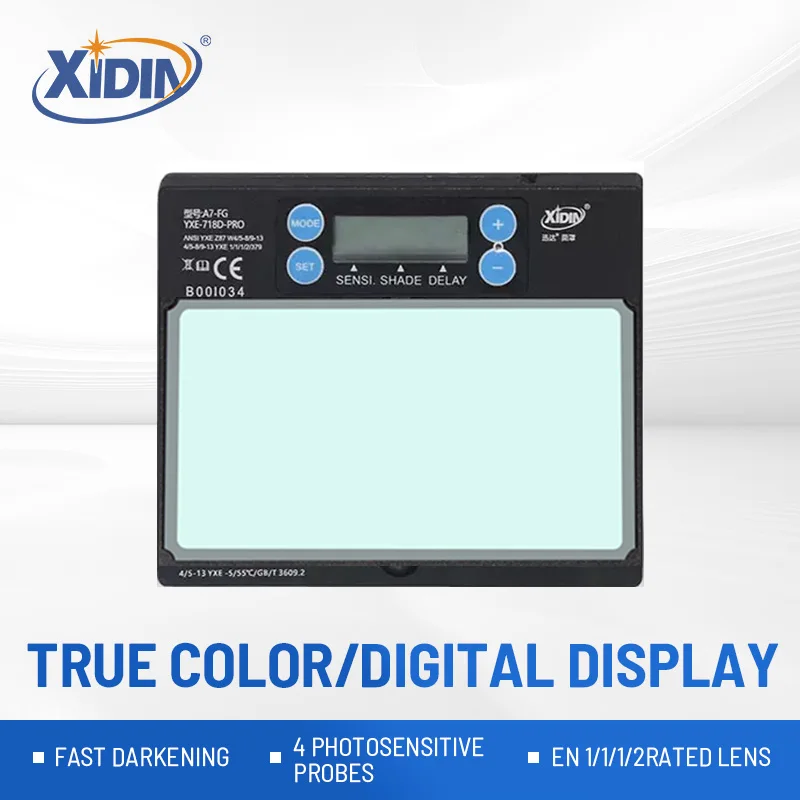 Filtro per saldatura Auto-oscurante reale ColorYXE-718G/YXE-600T