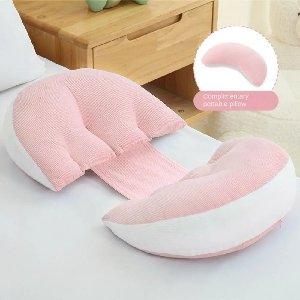 Pregnant Women's Waist Pillow U Shaped Soft Maternity Pillow Abdominal Support Comfort Pregnancy Cushion Sleeping Pillow image 4