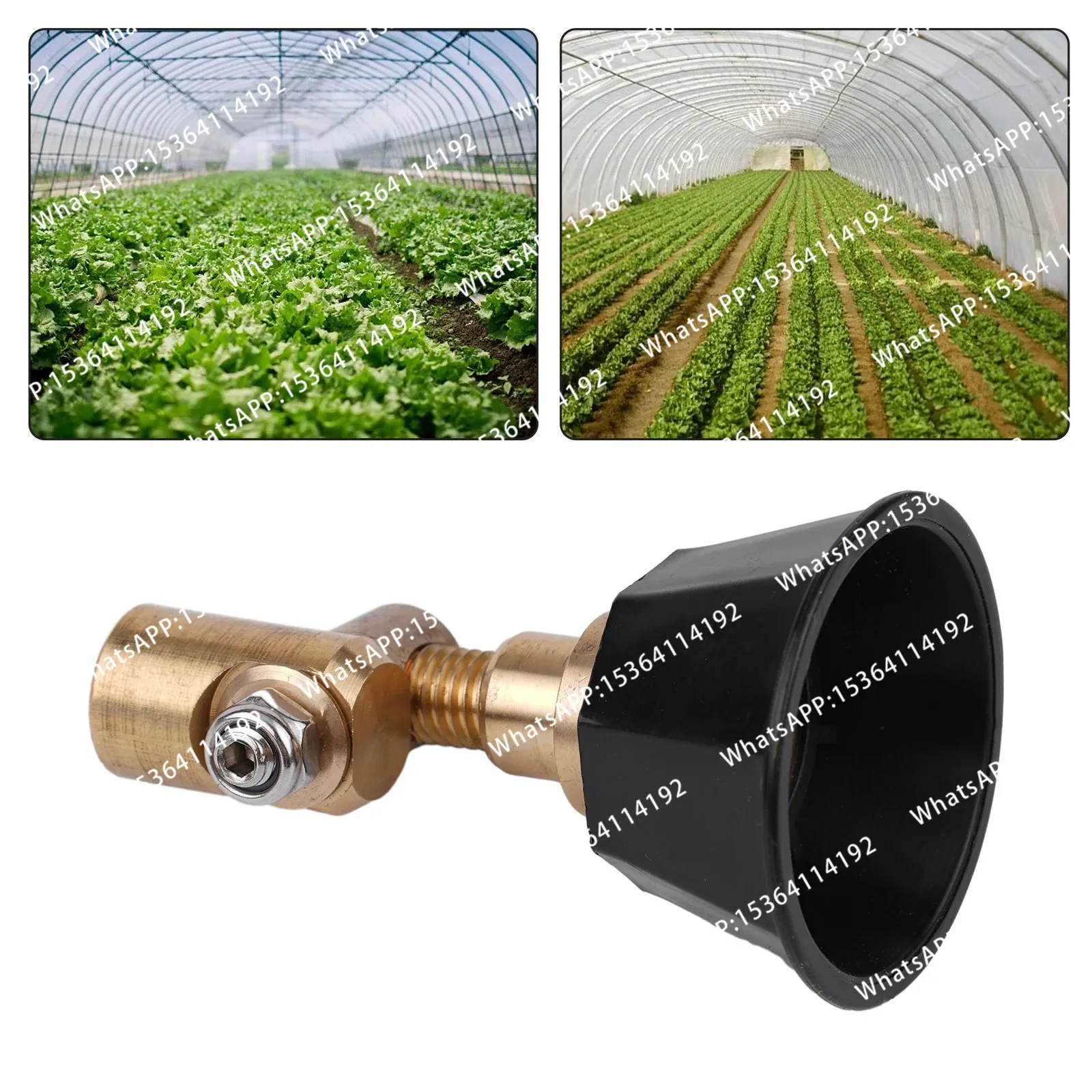 High pressure pesticide sprayer nozzle Agricultural atomization Adjustable garden greening copper black cyclone nozzle