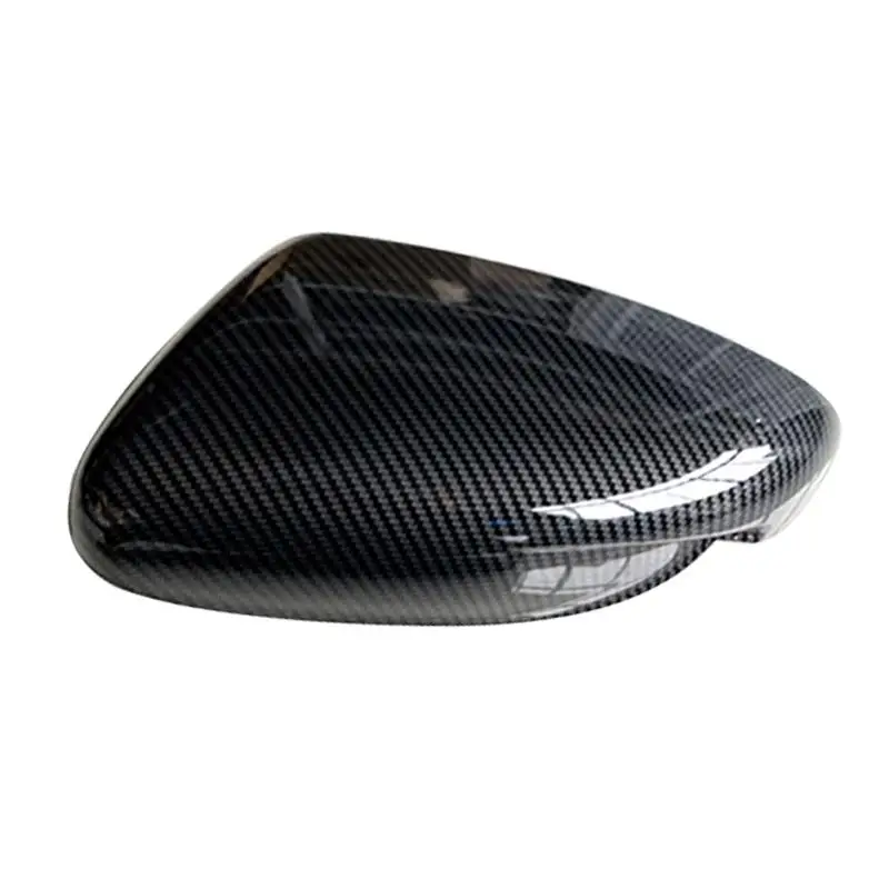 

1 Pair Carbon Fiber Style Door Side Rear View Mirror Cover Cap Trim Without Turn Signal Light Hole Fit for Kia K3 2013-2017 ABS