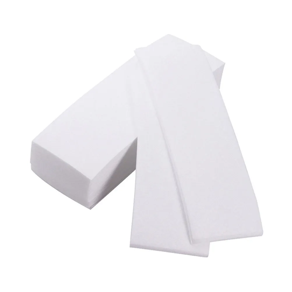 

100Pcs Hair Removal Wax Strips Flexible Paper Depilatory Salon Professional Facial Body Waxing Strips Nonwoven Epilator