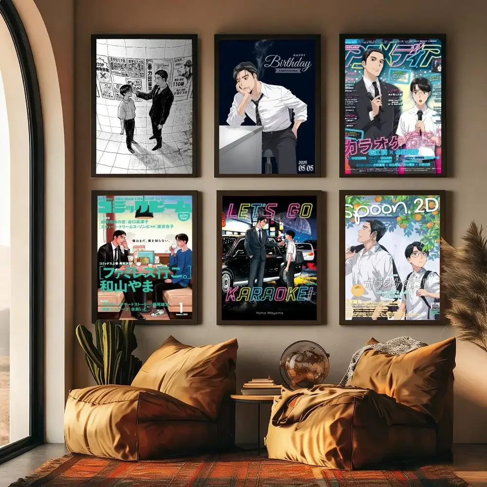Anime Lets Go K-Karaoke Painting Canvas Poster Hallway Bedroom Living Room Home bar Decoration interior Wall