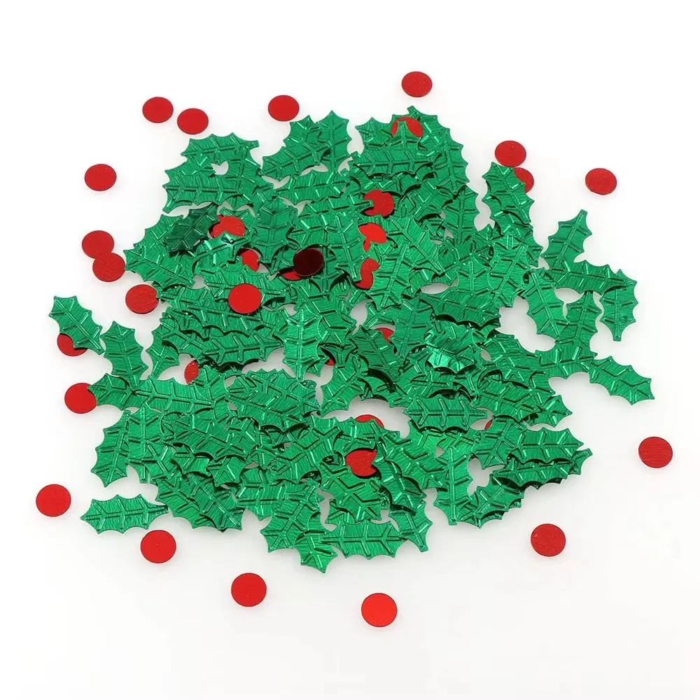 Glitzer Weihnachtsbaum Konfetti Alufolie Pailletten Weihnachten DIY Neujahr Zuhause Hochzeit Geburtstag Wurf Party Dekoration Lieferant – Detail 3