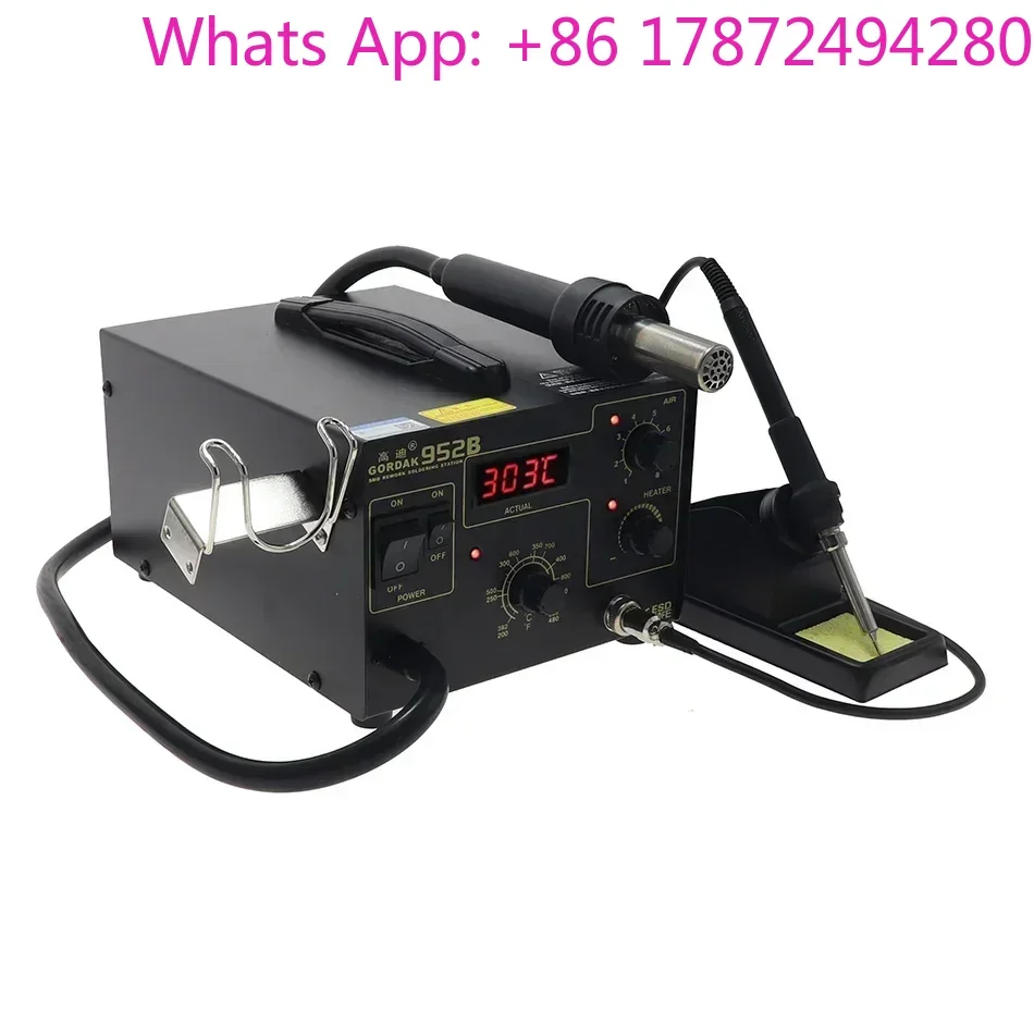 952 Anti-static Plate Assembly Hot Air Desoldering Station Dual Function Hot Air Station Soldering Station