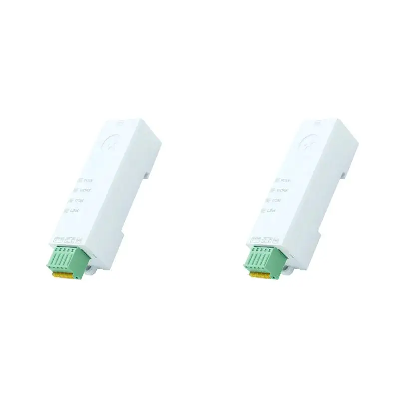2PackX(RS485 to Ethernet Converter Tiny Size Serial Server -DR134 Support UDP/HTTP/DHCP/DNSP Modbus RTU)