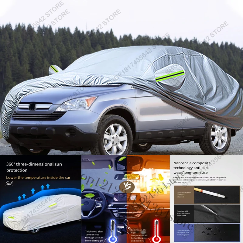 Full Car Cover Compatible with Honda CR-V 2007-2011 RE Series All-Weather Sun Rain UV Dust Proof Rain Outdoor Indoor Protect