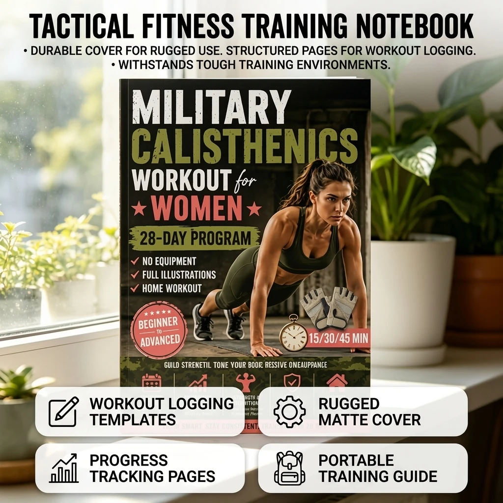 Women's Fitness Notebook Gym Training Log Daily Planner for Strength Workout Hiking Outdoor Sport Journal Portable Paper